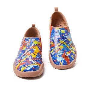 UIN Men's Walking Shoes Microfiber Comfort Fashion Sneaker(Optical Shadow)No Box